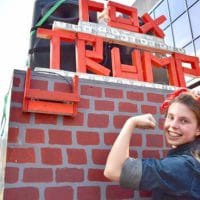 Trump protest in Belgium