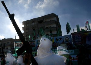  Rally in Rafah refugee camp southern Gaza Strip. Deeb  