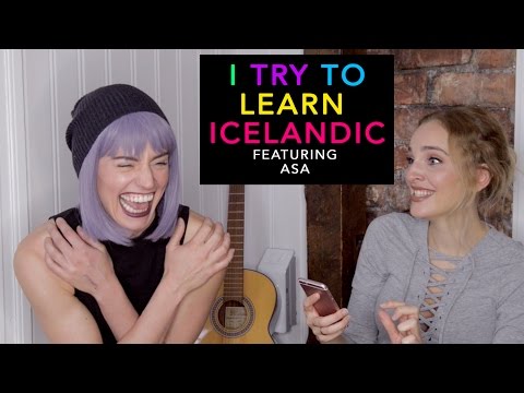 An Australian Trying To Speak Icelandic (feat ASA) | Sorelle Amore