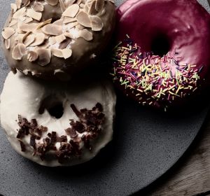 Doughnuts at the new Doughnut Department in Canberra's No Name Lane. Credit: Leighton Hutchinson.