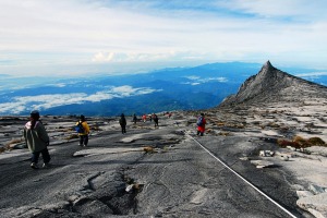 South Peak of Mount Kinabalu in Sabah, Borneo.