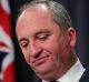 Deputy Prime Minister Barnaby Joyce at Parliament House on Wednesday.