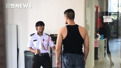 Malaysian 'MMA fighter' takes on four security guards