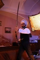 Satinder Sartaaj as Duleep Singh has some incongruous action-hero moments.