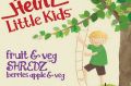 Screenshot showing a box of Heinz Little Kids Fruit and Veg Shredz