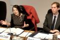 Auditor-General Maxine Cooper and director of performance audits Brett Stanton giving evidence on Wednesday at an ...