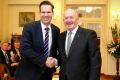 Matt Canavan is sworn in as Resources and Northern Australia Minister by Governor-General Sir Peter Cosgrove after the ...