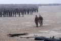 No CGI was used in Dunkirk, instead director Christopher Nolan hired thousands of extras.