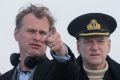 Director Chris Nolan (left) with Kenneth Branagh on the set of Dunkirk.