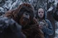 Karin Konoval and Amiah Miller in War for the Planet of the Apes.