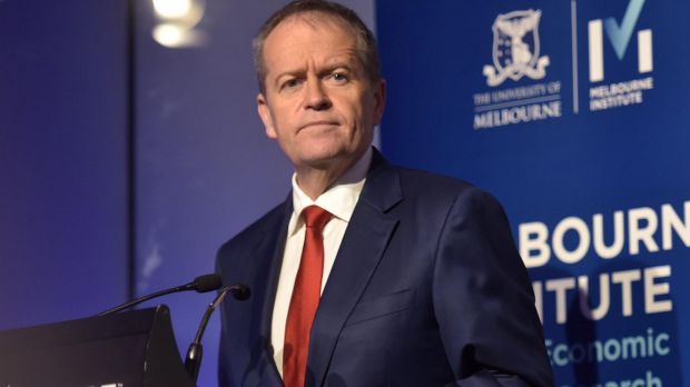 Opposition Leader Bill Shorten's message at the Melbourne Institute was distorted through a "blue-collar worker" lens, ...