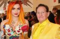 Happier times: Gabi Grecko after she got engaged to her now estranged husband, Geoffrey Edelsten, in 2014.