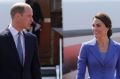 Prince William and Kate, the Duchess of Cambridge arrive in Berlin with their children Prince George and Princess ...