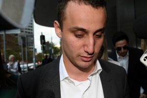 Luke Lazarus leaves court in Sydney after his acquittal in May.