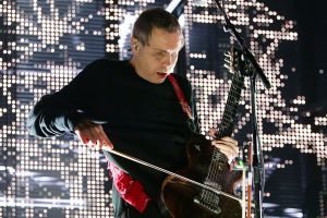 Jonsi Birgisson of Sigur Ros performs at this year's Splendour in the Grass.