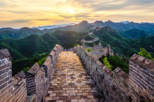 The Great Wall of China.