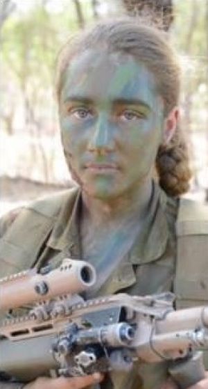 Soldier Natasha Rowley.