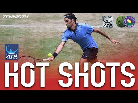 Roger Federer Hot Shot Mesmerises In Halle Final 2017