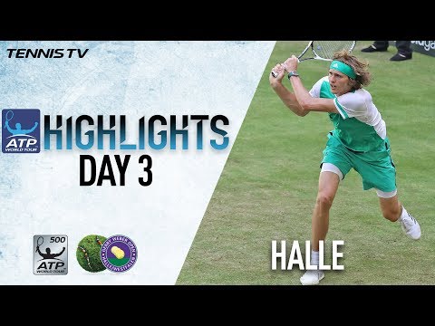 Zverev Wins, Thiem Falls in Halle Wednesday Highlights