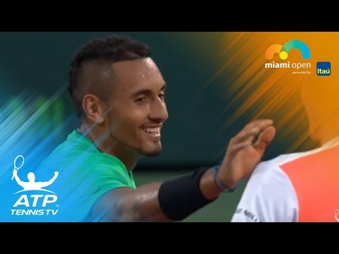 Kyrgios v Zverev: The best moments | Miami Open 2017 Day 9