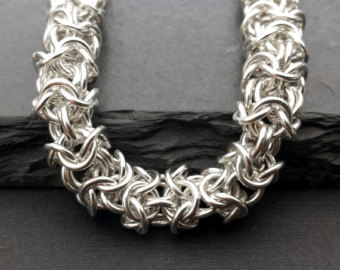 Sterling Silver Chainmail Bracelet - Turkish Roundmail