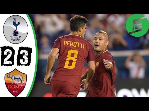 Tottenham Hotspur vs AS Roma 2-3 - Highlights & Goals - 25 July 2017