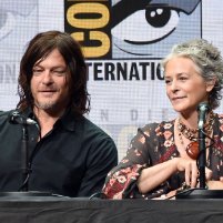 Norman Reedus and Melissa McBride at an event for The Walking Dead (2010)