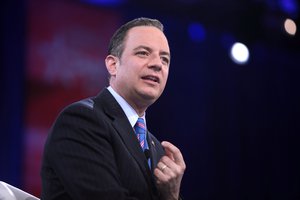 Chief of Staff Reince Priebus speaking at the 2017 Conservative Political Action Conference (CPAC) in National Harbor, Maryland, 23 February 2017