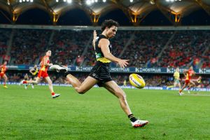 It was worth going to the game just to witness Daniel Rioli's poise.