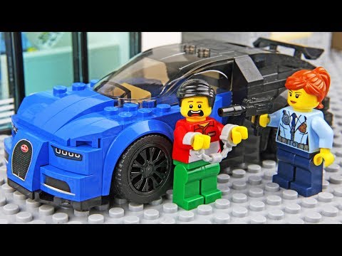 Lego Car Robbery - Invisible Man 2