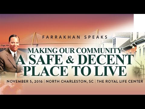 Minister Farrakhan - North Charleston, SC Address