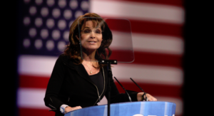 Sarah Palin's vice presidential candidacy highlights Dominionism's influence on GOP thinking. Photo by Gage Skidmore via Flickr. License: https://creativecommons.org/licenses/by-sa/2.0/