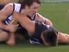 Patrick Dangerfield tackles Matthew Kreuzer