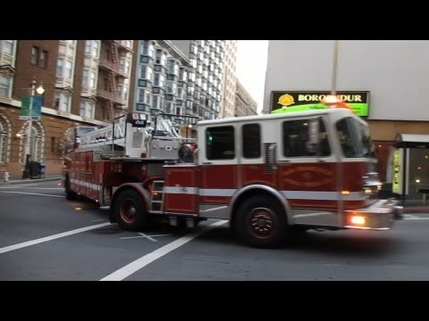 San Francisco Fire Department @ Jones St & Post St San Francisco California