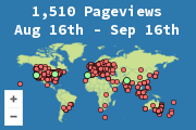 Locations of visitors to this page