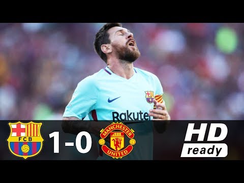 Barcelona v Manchester United 1-0 Highlights & Goals