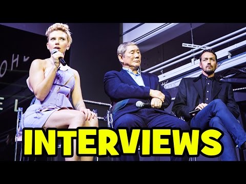 GHOST IN THE SHELL Cast Interview - Scarlett Johansson, Takeshi Kitano & Rupert Sanders