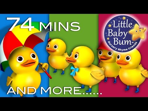 Five Little Ducks | Plus Lots More Nursery Rhymes | 74 Minutes Compilation from LittleBabyBum!