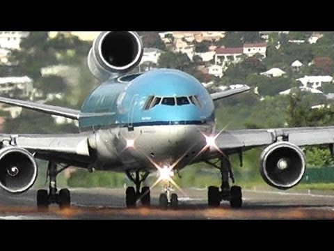 Awesome KLM / MD-11 Takeoff at Princess Juliana International Airport (HD1080p)