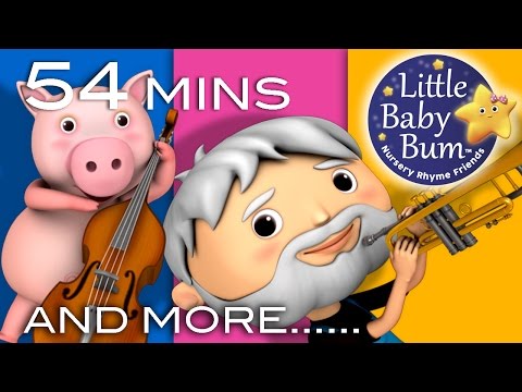 This Old Man He Played One | Plus Lots More Nursery Rhymes | 54 Mins Compilation from LittleBabyBum!