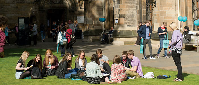 Students at Open Day