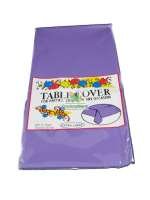 Plastic TableclothXL, 60'x108',Purple