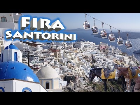 Fira - Santorini , Greece 4K