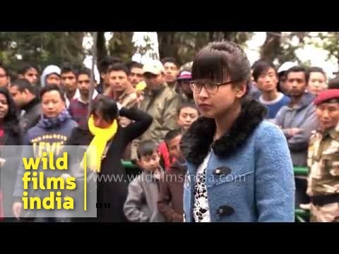 Girl sings self composed Nepali song about Sikkim