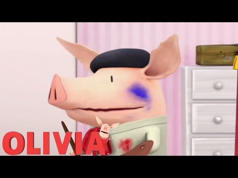 Olivia the Pig | Olivia Paints a Mural | Olivia Full Episodes