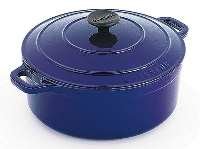 Chasseur French Blue Round French Oven 24cm / 3.8 Litre