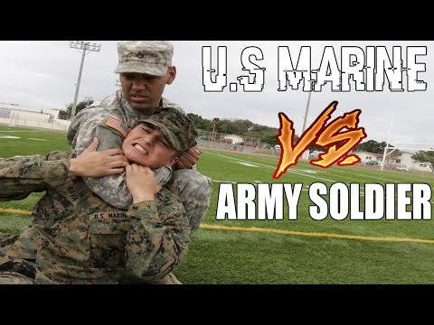 ARMY SOLDIER VS U.S MARINE PFT