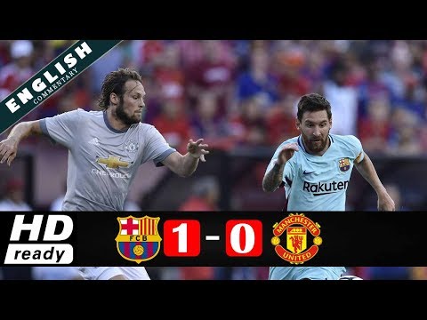 Barcelona vs Man United 1-0 Highlights & Goals ICC 2017