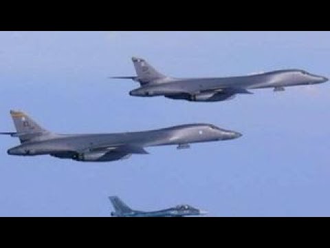 US bombers perform flyover of Korean peninsula