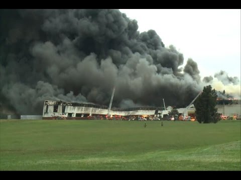 Seven-Alarm Fire at General Electric Complex in Louisville, Kentucky